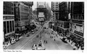 RPPC - New York, New York, A view of Times Square - c1930
