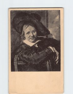 Postcard Der Mann mit dem Schlapphut Franz Hals Gemäldegalerie zu Kassel Germany