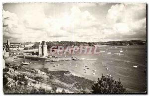 Old Postcard Saint Servan Solider Tower and the Port