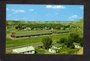ND Badlands Motel Rough Rider Capitol of North Dakota Medora Postcard