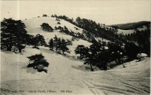 CPA AK Algérie-Blida-Col de Chréa l'Hiver (238743)