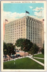 1928 The Kahler Hotel Rochester Minnesota MN Building & Grounds Posted Postcard