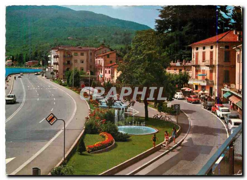 Postcard Modern Ponte Tresa Lake Lugano