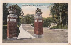 Iowa Fort Dodge Entrance To Snell Place 1917