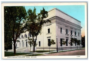 c1920's State Exhibit Building Reno Nevada NV Antique Unposted Postcard 