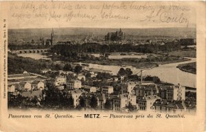 CPA Moselle METZ Panorama pris du St-QUENTIN (984521)