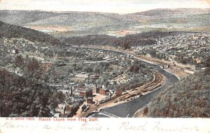 Mauch Chunk from Flag Staff Mauch Chunk, Pennsylvania PA Postcard