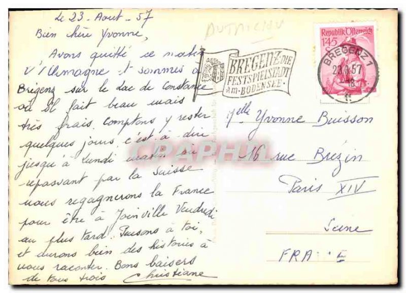 Modern Postcard Bregenz am Bodensee