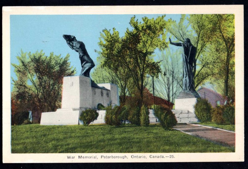 Canada Ontario PETERBOROUGH War Memorial - WB - PECO