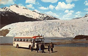 Mendenhall glacier Juneau, Alaska, USA Bus 1962 