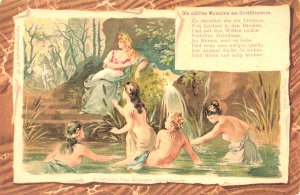 Mermaids  Die Schune Melusina am Durstbrunnen. Deutschland Postcard