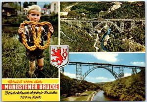 M-45239 Greetings from the Müngsten Bridge Germany's highest bridge Solingen...