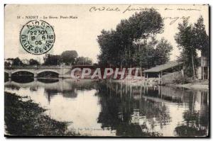 Niort Postcard Old Main Bridge The Sevre