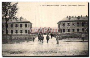 Army Old Postcard Chalons sur Marne Corbineau Quarter (5th hunters)