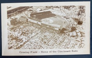 Mint USA Picture Postcard Crosley Field Stadium Home Of The Cincinnati Reds