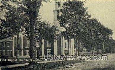 Baptist Church in Hamilton, New York