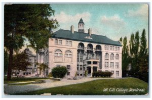 c1910 Mc Gill College Montreal Quebec Canada Unposted Antique Postcard