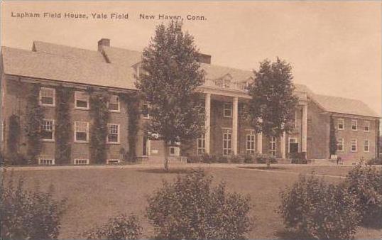 Connecticut New Haven Lapham Field House Yale Field Albertype