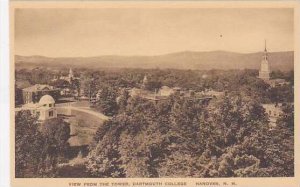 New Hampshire Hanover View From The Tower Dartmouth College Albertype