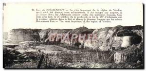 Old Postcard Fort de Douaumont Army