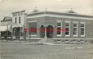 MN, Bronson, Minnesota, RPPC, Street Scene, Business Section, Stores