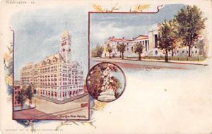 Washington DC Post Office City Hall Antique Postcard J65238