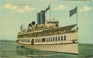 C-1910 Steamship SS Asbury Park Postcard 2201