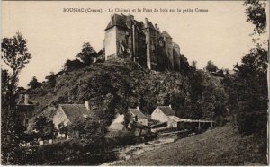 CPA Boussac Le Chateau et le Pont de bois FRANCE (1050652)