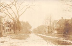 E83/ Damascus Mahoning Ohio RPPC Postcard c1910 Main Street Homes 8