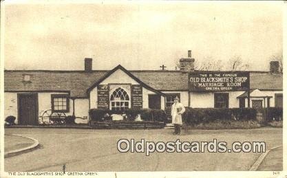 Gretna Green, Dumfries and Galloway Near Scotland The Old Blacksmith Shop Bla...