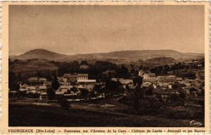 CPA YSSINGEAUX - Panorama sur l'Avenue de la Gare - Chateau (658058)