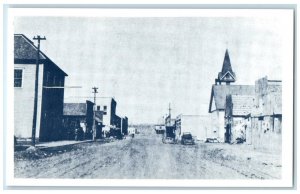 c1910's Territorial Day Scene Dirt Road On Elms Street In Sallisaw IT Postcard