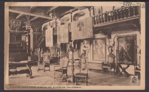 California Riverside - Cloister Music Room, Mission Inn pm1953 ~ WB