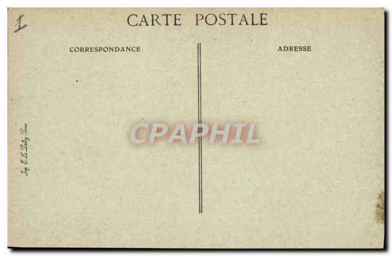 Old Postcard The theater Le Havre