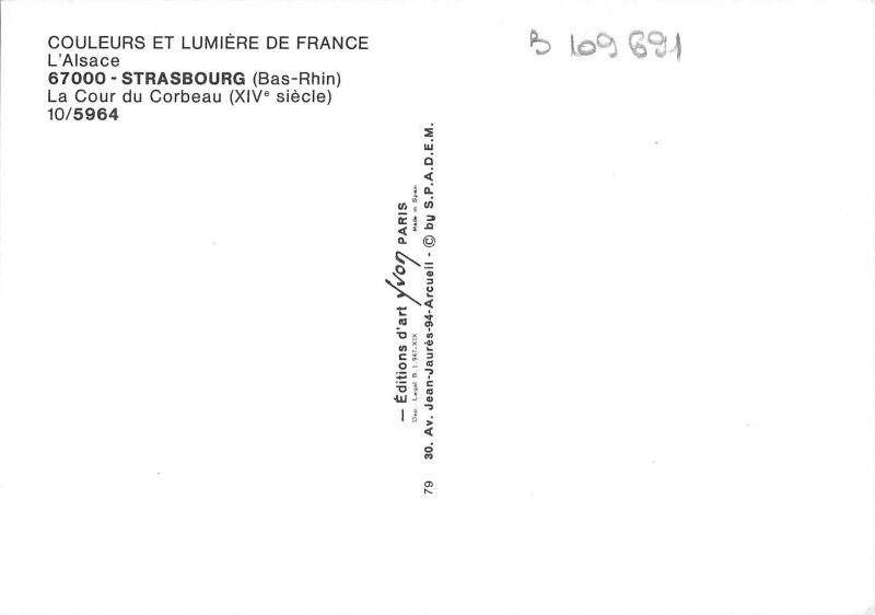 B109691 France Strasbourg La Cour du Corbeau