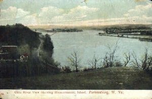 Ohio River showing Blennerhassett Island - Parkersburg, West Virginia