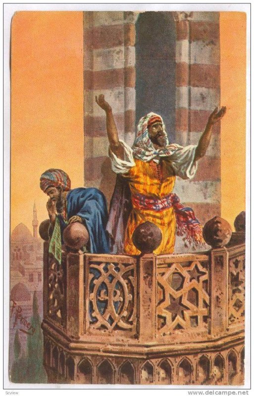 AS, Mueddins Calling To Prayer, 1900-1910s