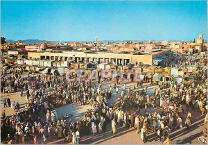 Postcard Modern Marrakesh Place Djemma el Fna