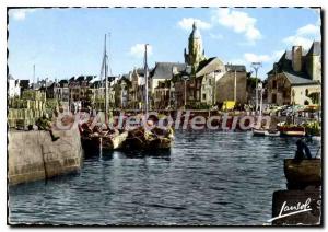 Modern Postcard La Cote d'Amour Croisic Loire Atlantique port