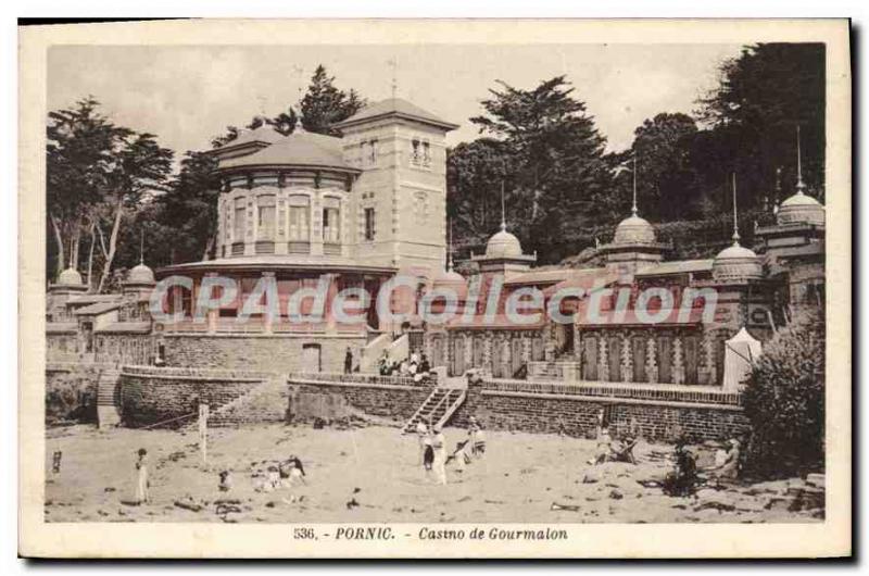 Postcard Ancient Pornic Casino Gourmalon