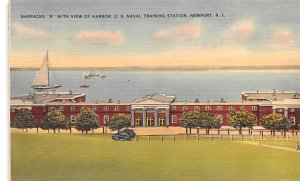 Barracks B Harbor US Naval Training Station, Newport, Rhode Island, USA 1943 