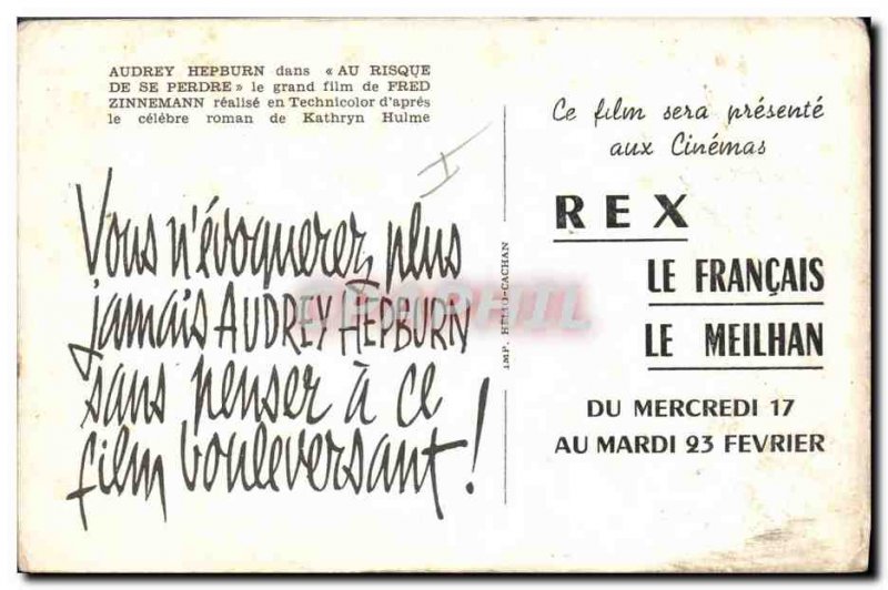 Postcard Modern Cinema Audrey Hepburn The Nun's Story