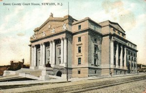 Vintage Postcard 1908 Essex County Court House Building Newark New Jersey N.J.