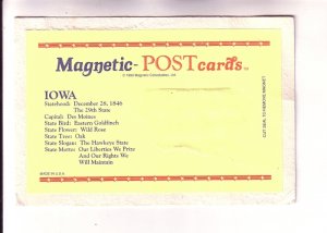 Magnetic Collectables Postcard 1990 Advertising, Iowa Deltiology