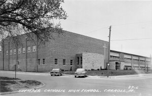 G27/ Carroll Iowa RPPC Postcard c1950s Kuemper Catholic High School