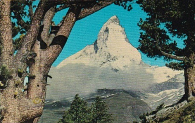 Switzerland Matterhorn Seen From Riffelalp