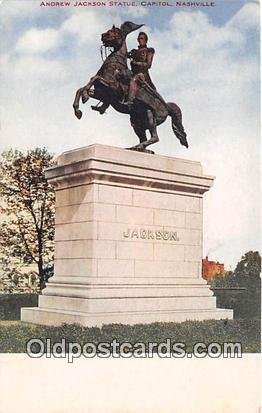 Andrew Jackson Statue Nashville, TN, USA Unused 