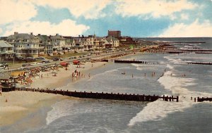 Beach Boardwalk and Ocean Front A General View - Cool Cape May, New Jersey NJ