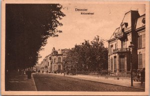 Netherlands Deventer Keizerstraat Vintage Postcard 09.08