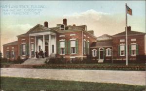 1915 Panama Pacific Expo San Francisco Maryland State Bldg Postcard